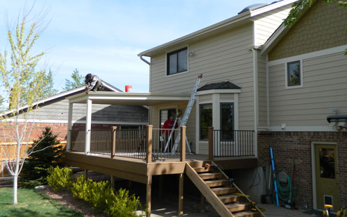 Custom deck construction in Denver Colorado by Mountain View Corporation