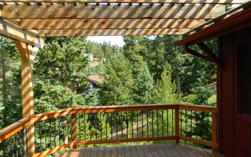 deck construction in Boulder Colorado by Mountain View Corporation