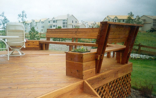 Custom deck construction in Denver Colorado by Mountain View Corporation