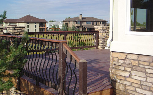 custom deck build construction in Golden Colorado by Mountain View Corporation