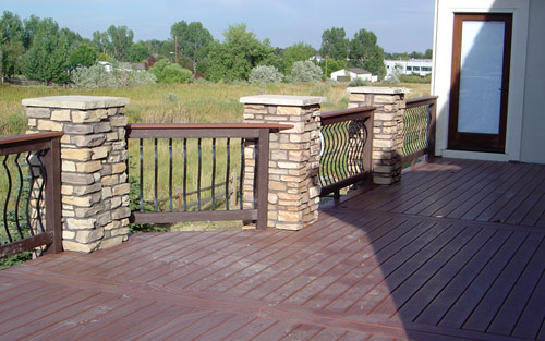 home deck construction in Lakewood Colorado by Mountain View Corporation