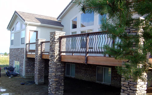 Custom deck construction in Denver Colorado by Mountain View Corporation