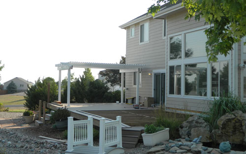 home deck construction in Lakewood Colorado by Mountain View Corporation