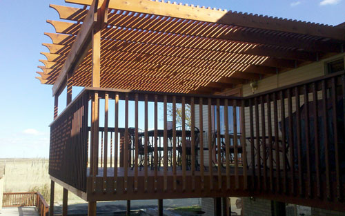 deck construction in Boulder Colorado by Mountain View Corporation