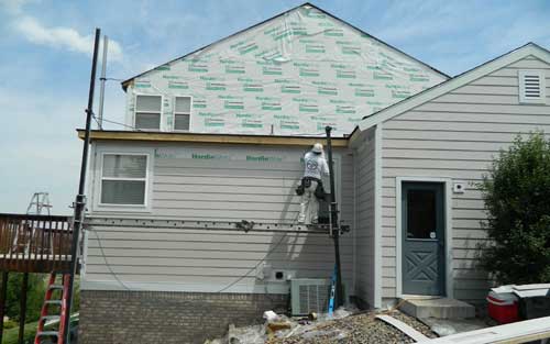 Home siding installation by Mountain View Corporation in Colorado, James Hardie preferred contractor